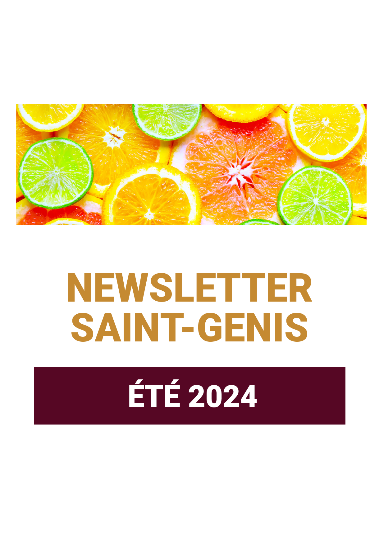 Information newsletter été 2024