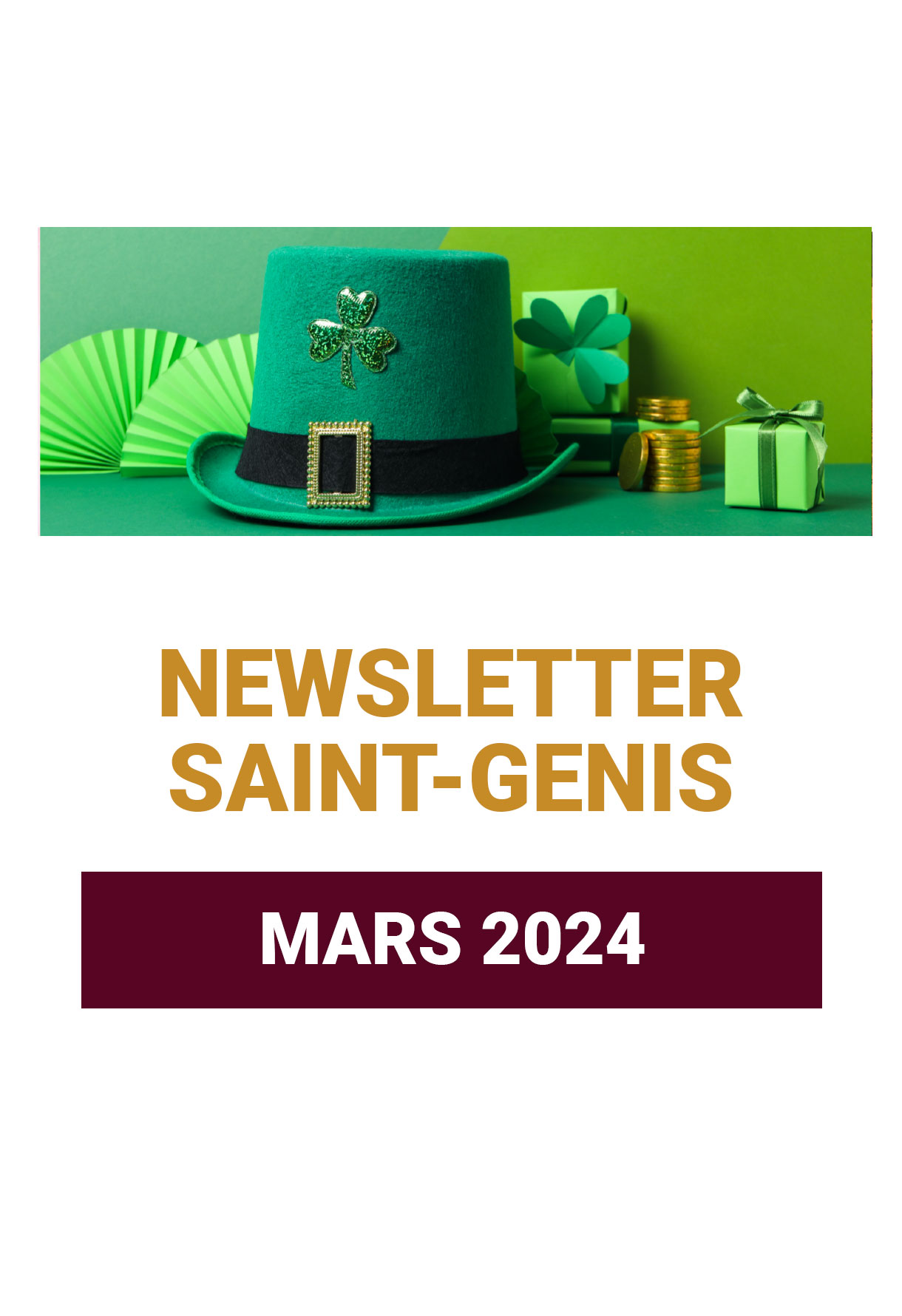 Information newsletter Mars 2024