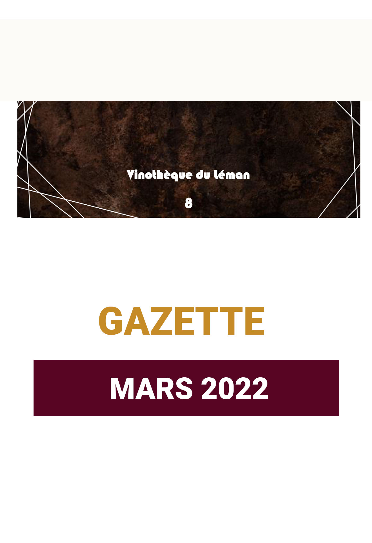 Gazette MARS 2022